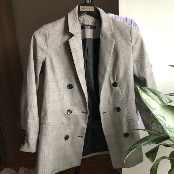 checkered blazer - Picture 2 of 6